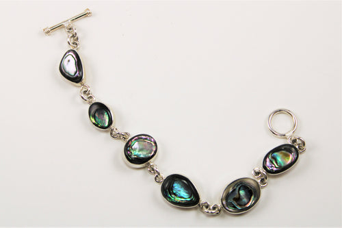 Abalone & Sterling Silver Bracelet