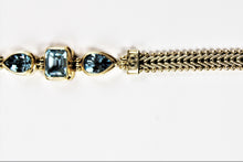 Load image into Gallery viewer, Blue Topaz Bracelet