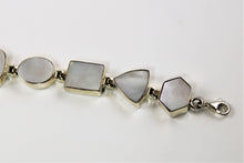Load image into Gallery viewer, Mother of Pearl Tri Shaped Bracelet