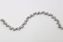 Load image into Gallery viewer, White Topaz Bubble Bracelet