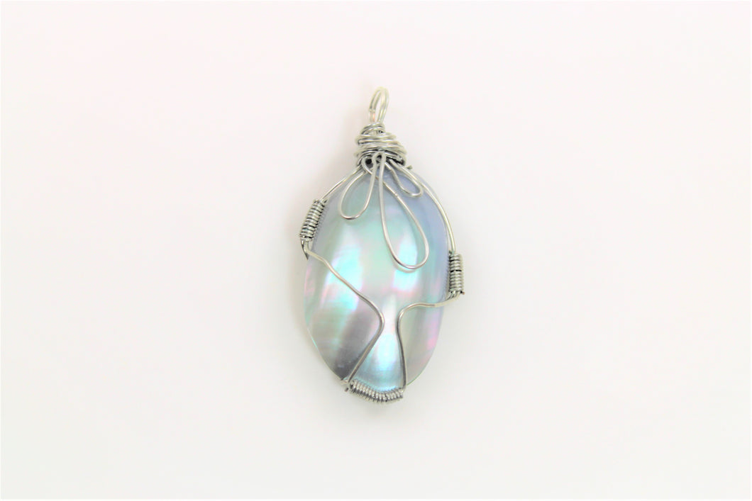 Shell Pendant - Wire Wrapped