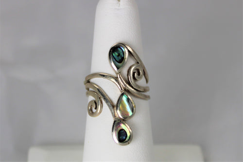 Abalone Freeform Ring  - Available in sizes 6, 7& 8!