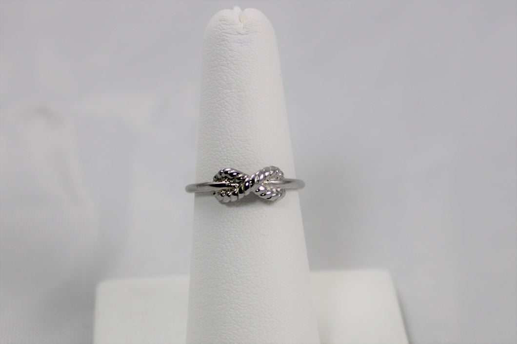Sterling Silver Knot Ring - available in size 5 & 6 only!