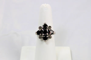 Garnet Ring set in Sterling Silver - Available in size 6 only!