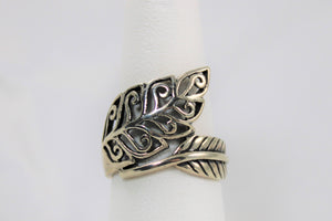 Sterling Silver Leaf Ring - available in size 6 and size 8!