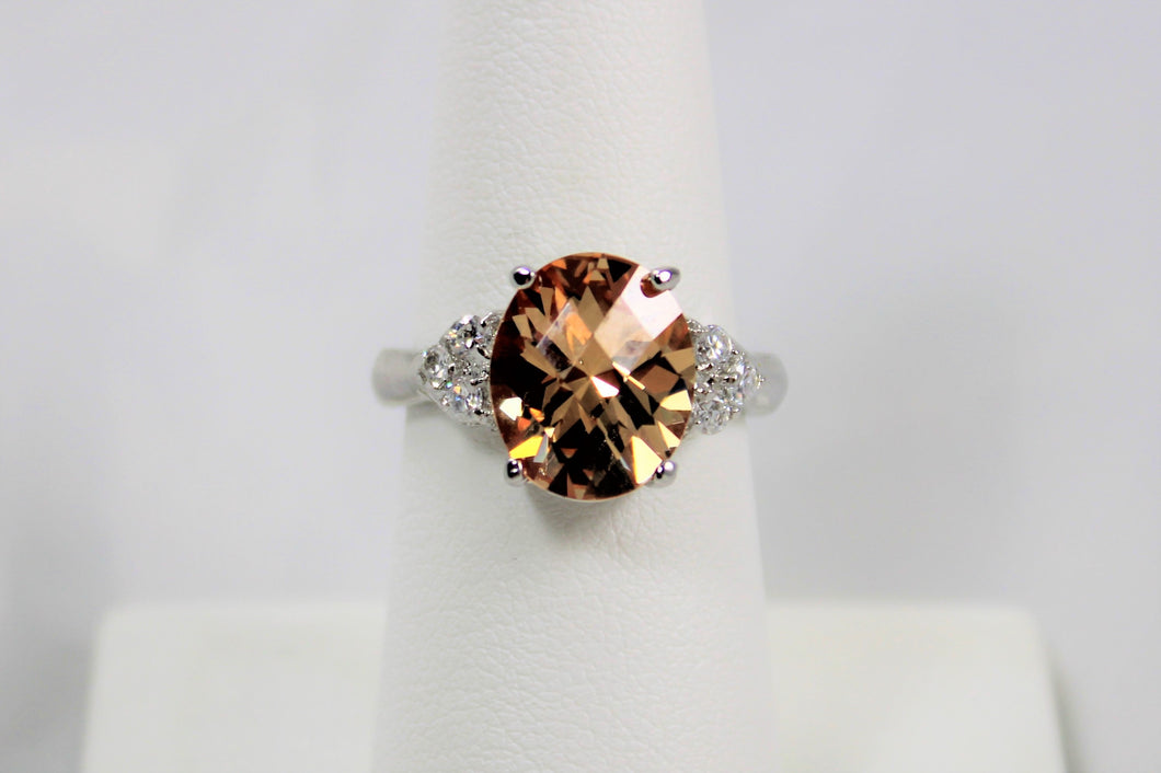 Citrine and White Topaz Ring - available in size 7only