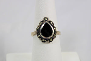 Onyx Ring - only one available in size 7