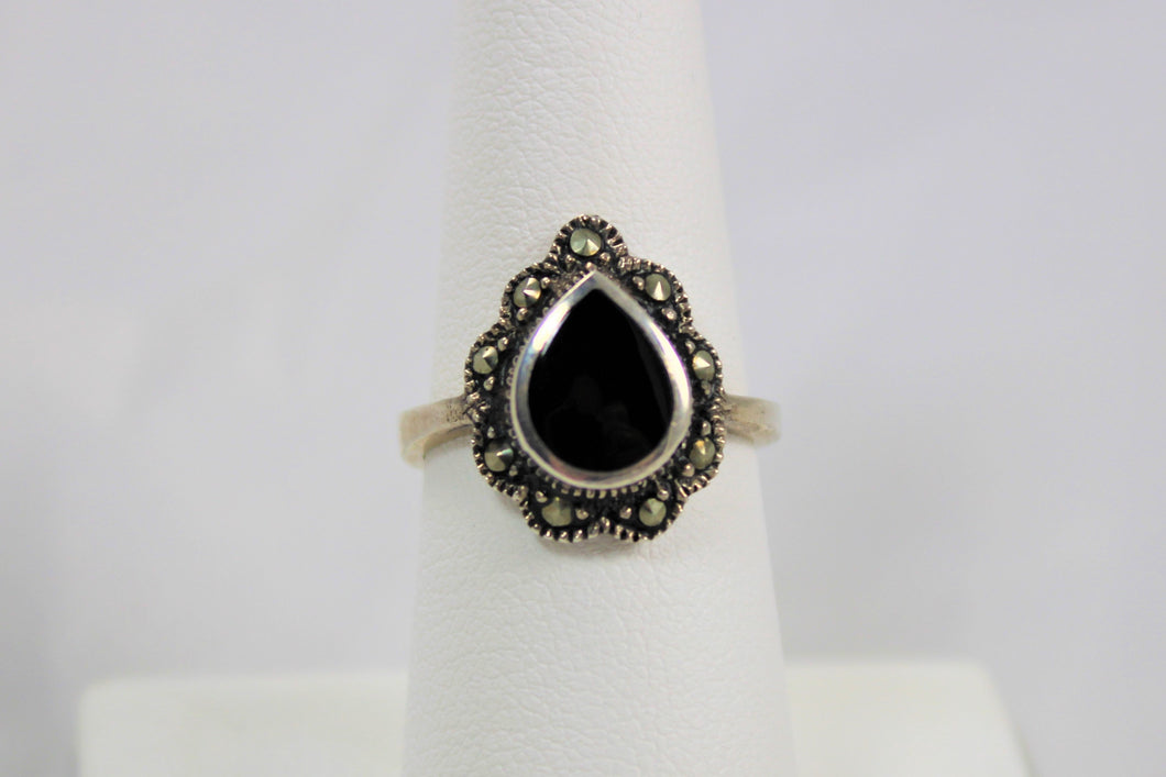 Onyx Ring - only one available in size 7