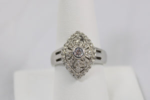 White Topaz Dinner Ring - available in size 9 only!