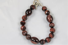 Load image into Gallery viewer, Red Tiger&#39;s Eye Double Strand Necklace