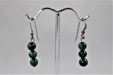 Load image into Gallery viewer, Malachite Earrings
