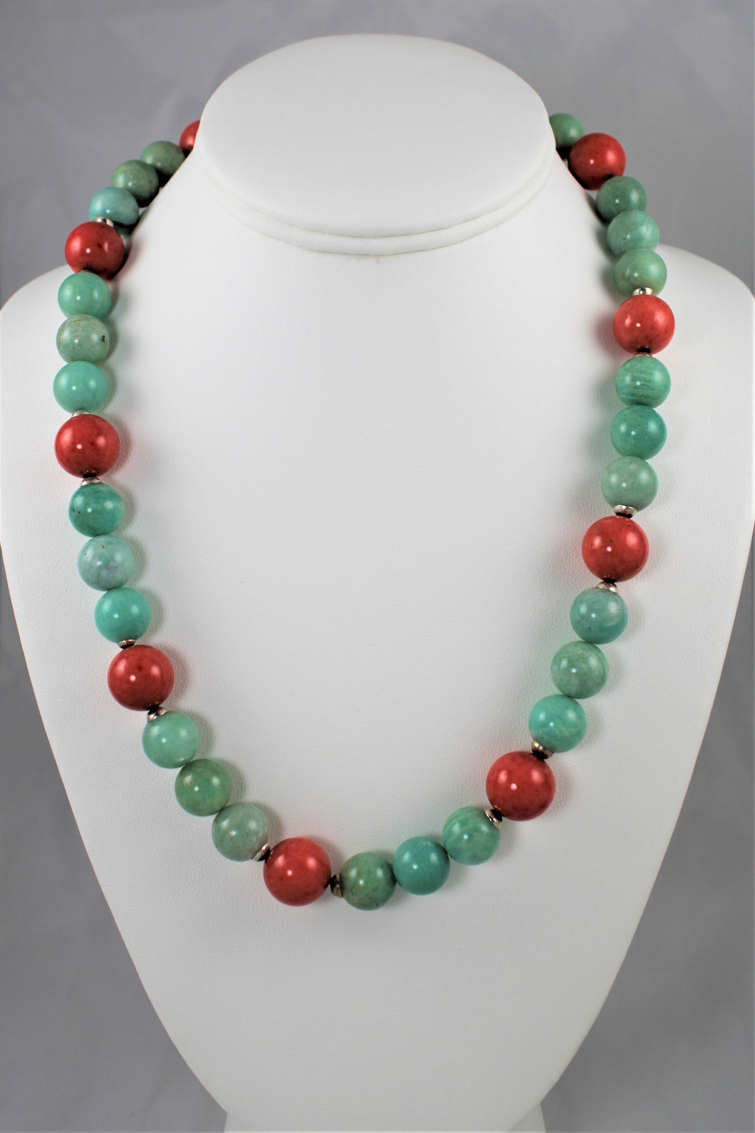 Aventurine and Coral Necklace