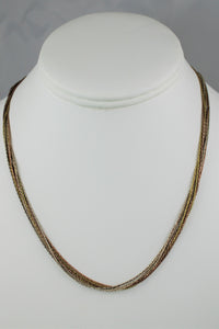 Gold Vermeil and Sterling Silver Necklace