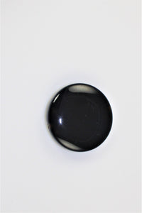 Black Onyx Round - Drilled