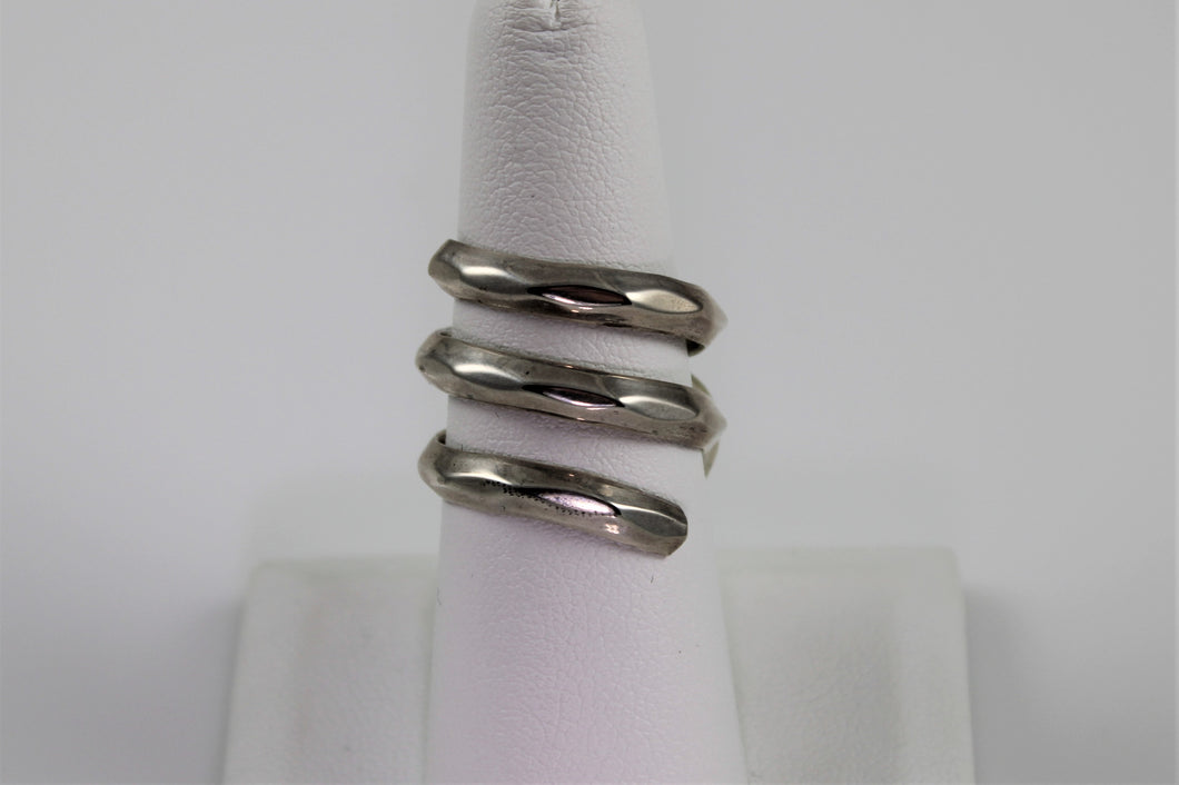 Sterling Silver Spiral Ring - 1 Available in Size 6