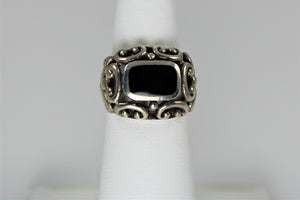 Onyx Ring - Available in size 5 only!