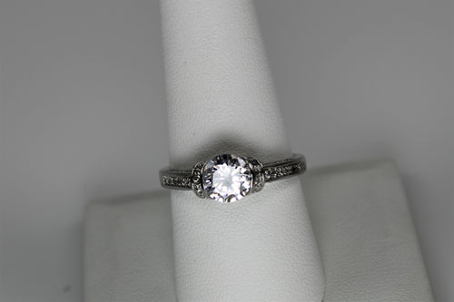 White Topaz Ring - One size 9 Available