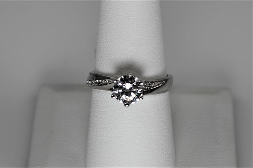 White Topaz Ring -  only one size 8 still available