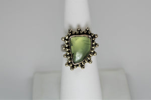 Rutilated Jade Ring - only one size 7