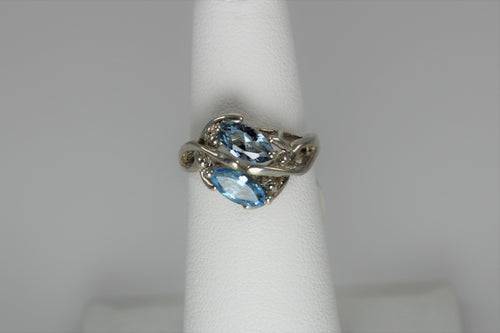 Blue Topaz Ring - only size 5 available!