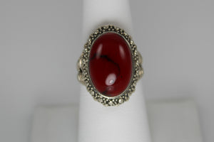 Red Coral Ring - Size 7 and size 9 only!