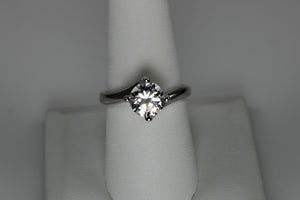 White Topaz 2.25ct Ring - only one size 9 still available
