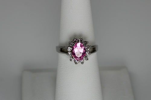 Pink Topaz Ring - Size 7 Available