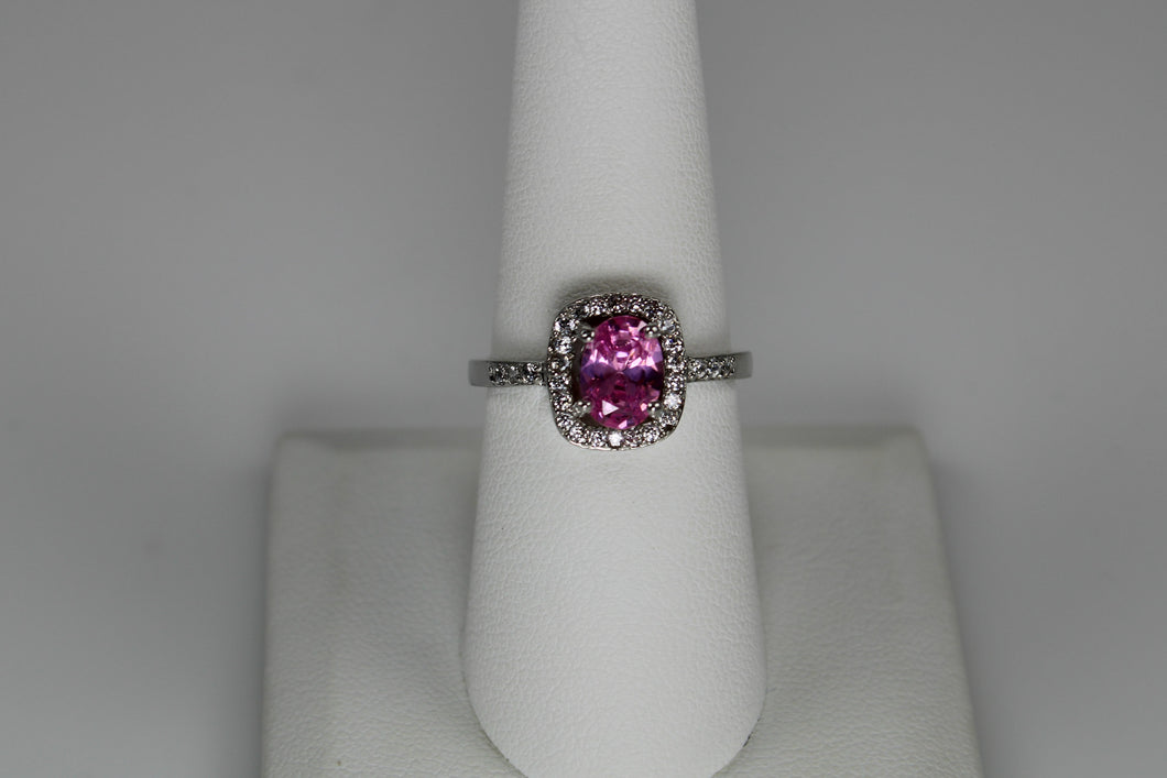 Pink Topaz Ring - size 8 and 9 only!