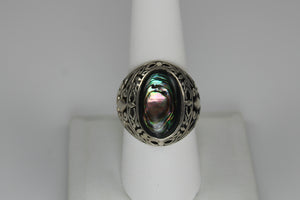Abalone Ring - One size 9 Available