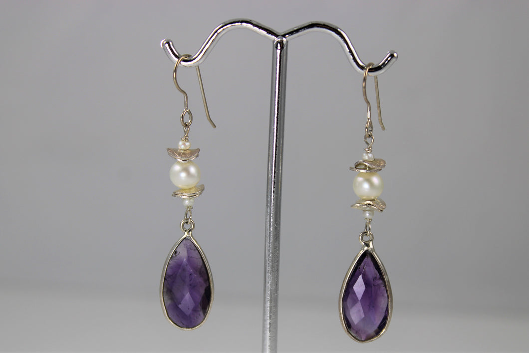 Amethyst and Pearl necklace