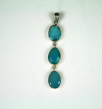 Load image into Gallery viewer, Blue Chalcedony Pendant