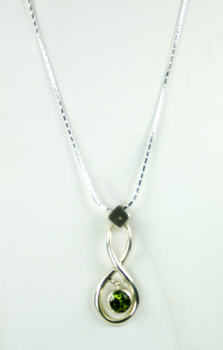 Peridot & Sterling Silver Necklace